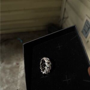 Vvs moissanite and Silver ring